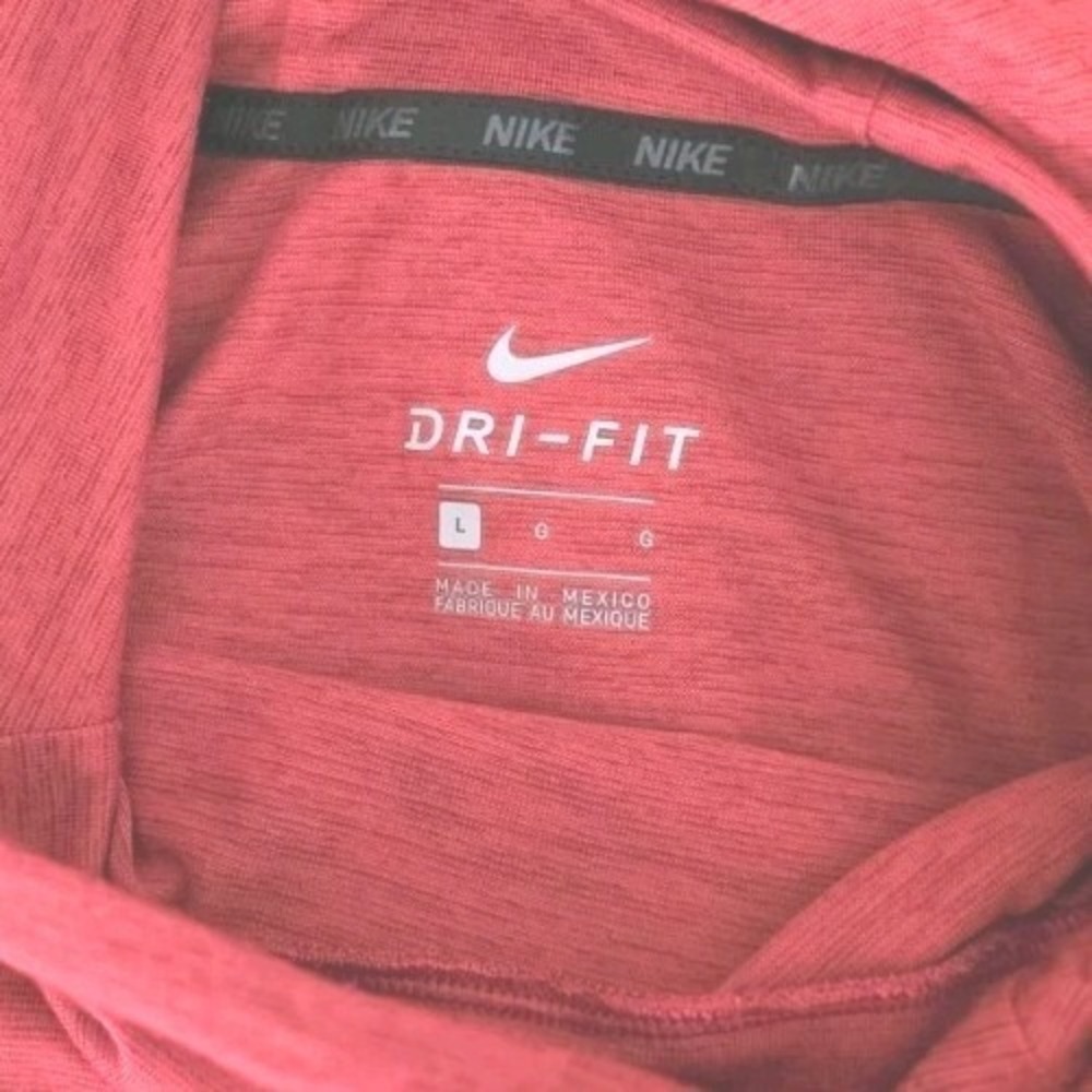 NIKE DRI-FIT Hoodie Mens Size Large Pullover Swoosh Superlight Running Workout - Picture 5 of 8